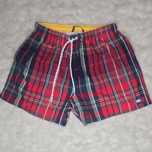 Tommy Hilfiger Multicolor Plaid Swim Shorts